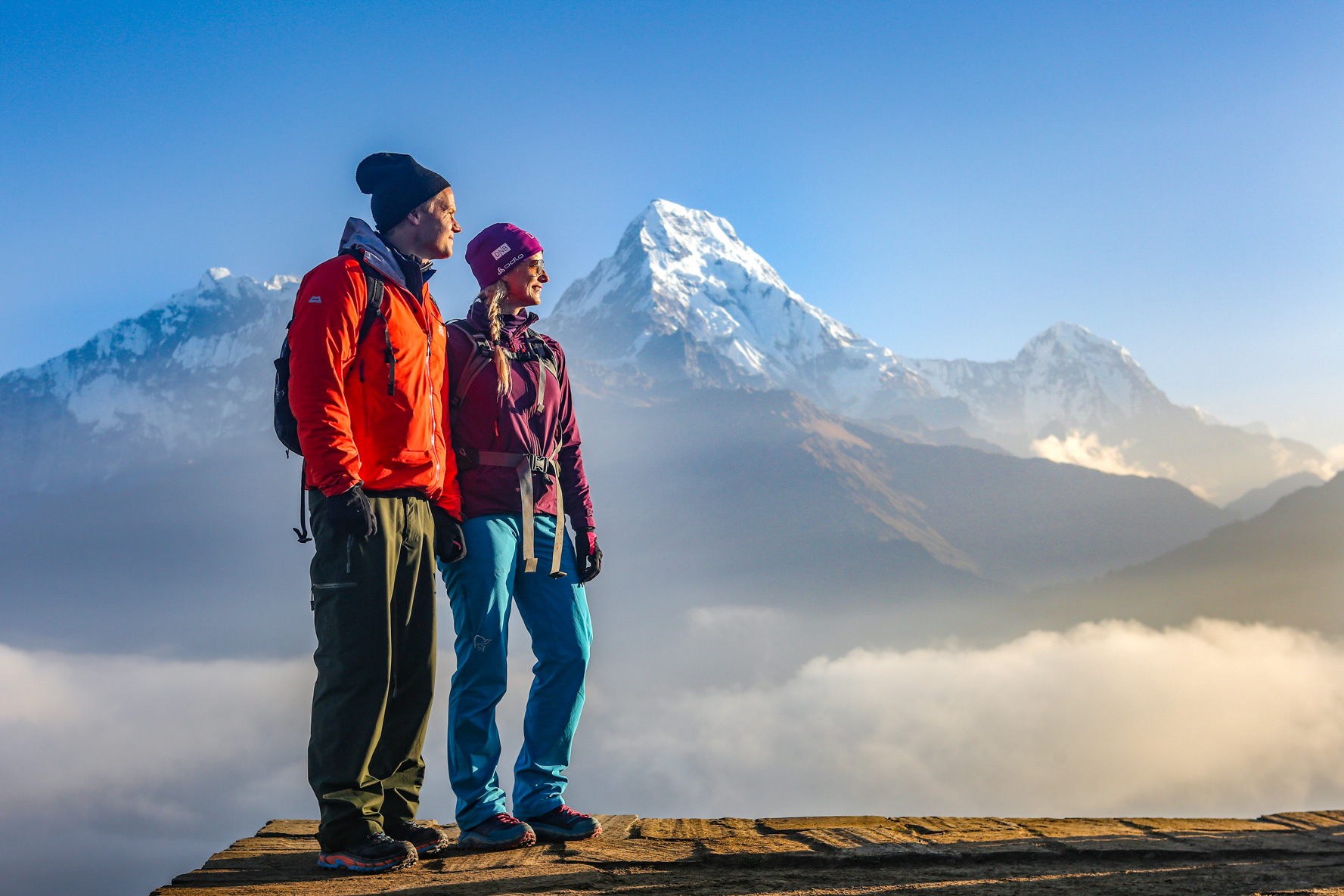 Annapurna South steals the show on the climb up to Mohare