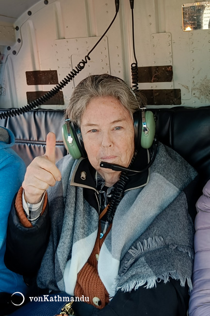 Happy client after the ride