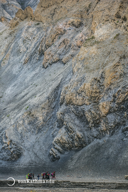 Rock formations and colors are otherworldly in Mustang