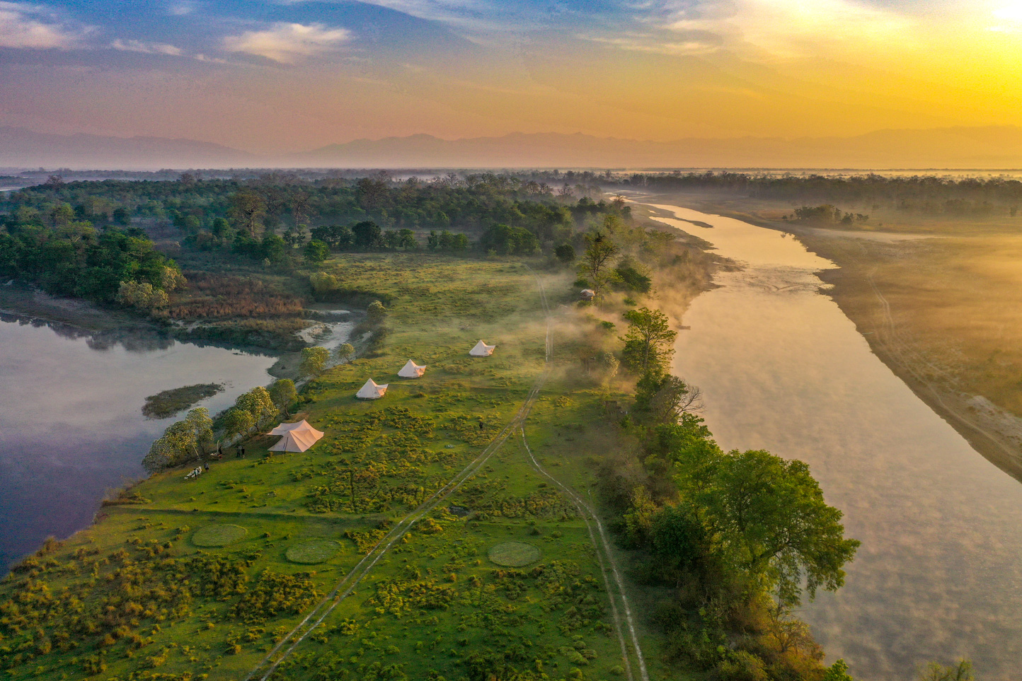 Burhan Wilderness Camp in Bardia, sandwiched between two rivers 7